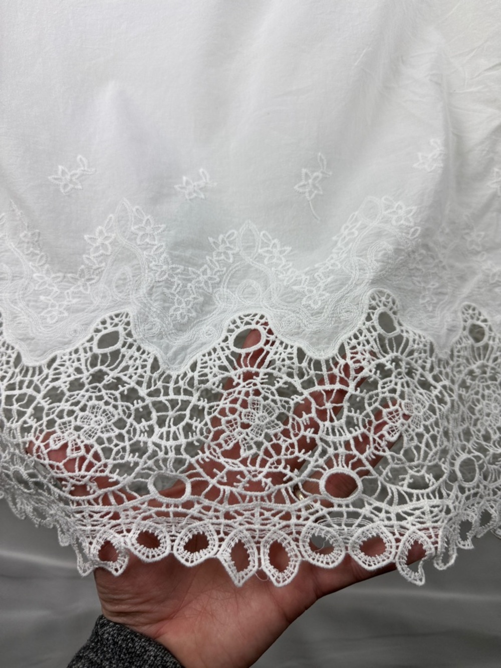 Westport White Off the Shoulder Lined Cotton Dress Women’s XL Boho Summer - Picture 2 of 9